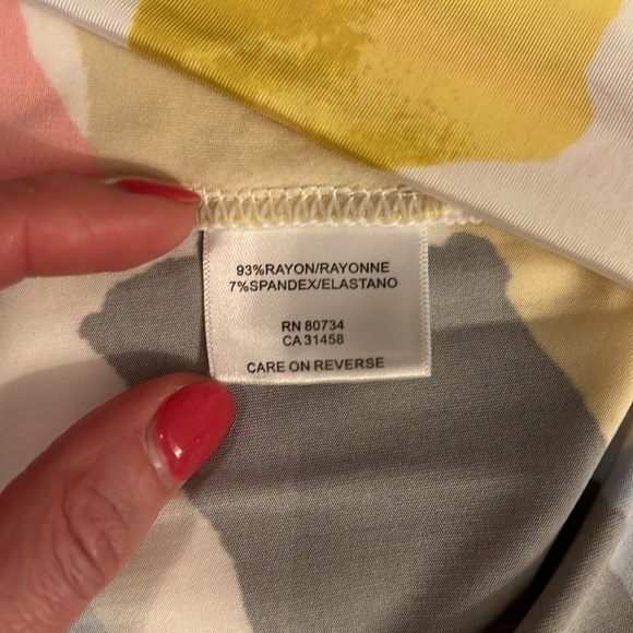 BCBGMaxAzria One Shoulder Print Mini Dress Size Small - Picture 11 of 12